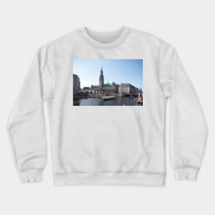 Hamburg City Hall; Hamburg; Germany Crewneck Sweatshirt